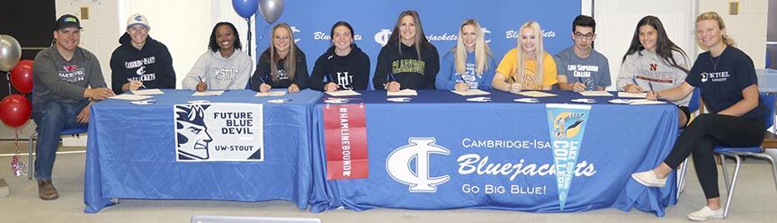 Cambridge-Isanti celebrates record eleven college signings in one ceremony